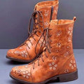 R&B | Retro-Stiefel mit Ethnischer Stickerei