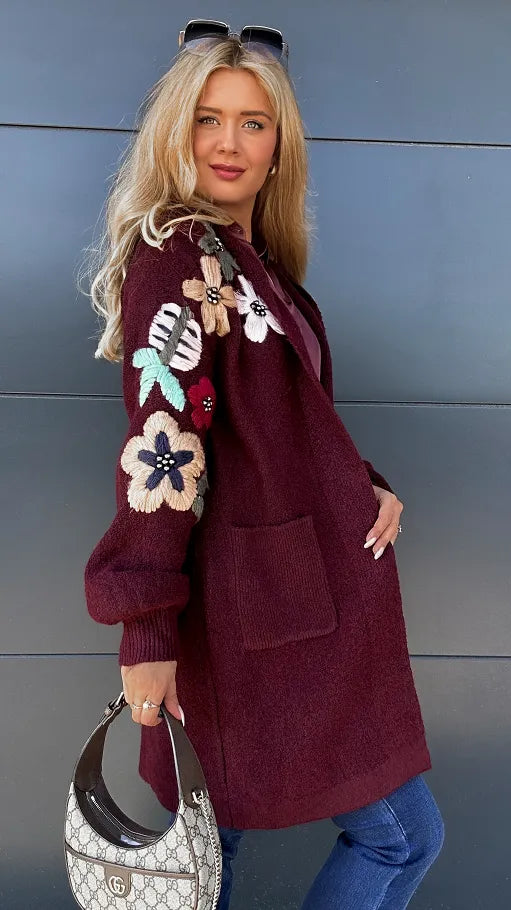 R&B | Modische Strickjacke mit Kapuze – bequem & warm