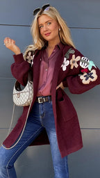 R&B | Modische Strickjacke mit Kapuze – bequem & warm