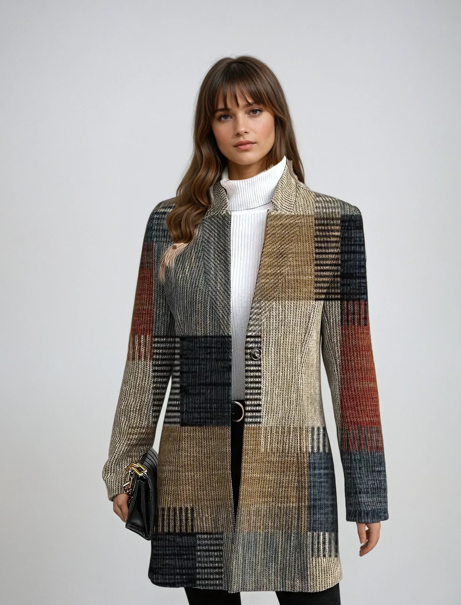 R&B | Elegant gemusterte Blazerjacke für Damen
