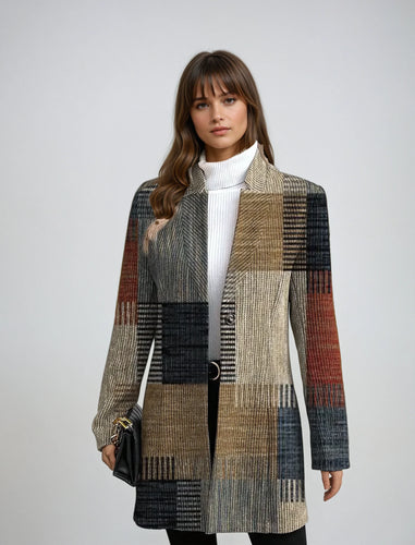 R&B | Elegant gemusterte Blazerjacke für Damen