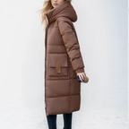 R&B | wattierte Jacke - Winterjacke mit Kapuze und Taschen