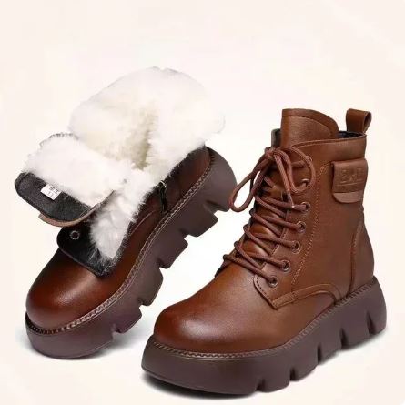 R&B | Gepolsterte Stiefel mit Dicken Sohlen