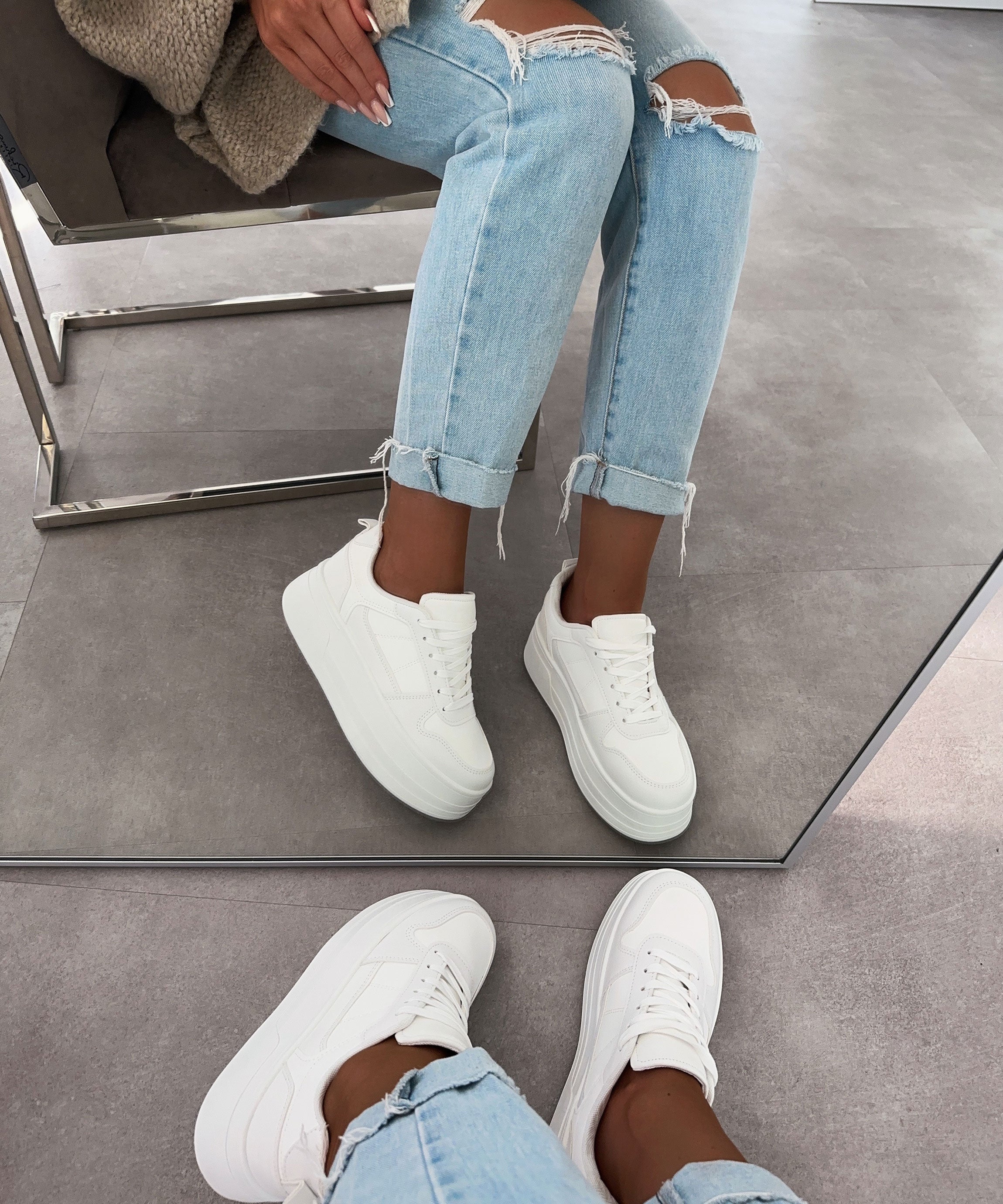 Sneaker Georgia Weiß