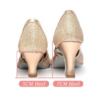 R&B | Salsa Tanzschuhe Damen Latein Tanzschuhe 7Cm