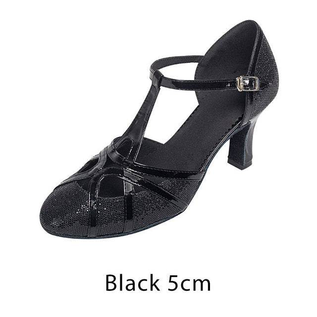 R&B | Salsa Tanzschuhe Damen Latein Tanzschuhe 7Cm