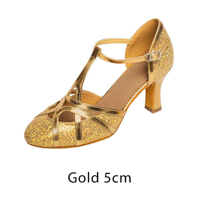 R&B | Salsa Tanzschuhe Damen Latein Tanzschuhe 7Cm