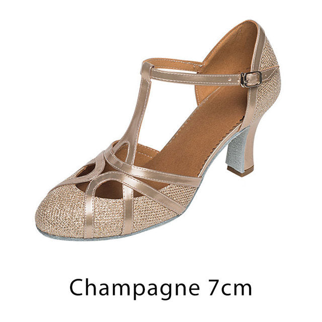 R&B | Salsa Tanzschuhe Damen Latein Tanzschuhe 7Cm