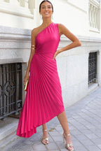 Sabrina | Eine Schulter-Maxikleid