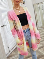 R&B | Tie Dye Damen Strickjacke Pullover