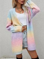 R&B | Tie Dye Damen Strickjacke Pullover