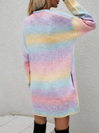 R&B | Tie Dye Damen Strickjacke Pullover