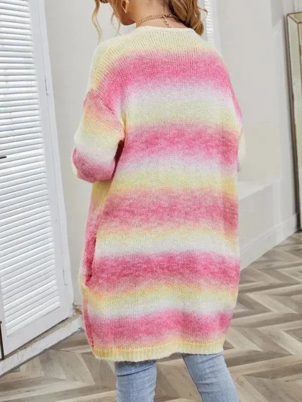 R&B | Tie Dye Damen Strickjacke Pullover