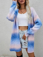 R&B | Tie Dye Damen Strickjacke Pullover