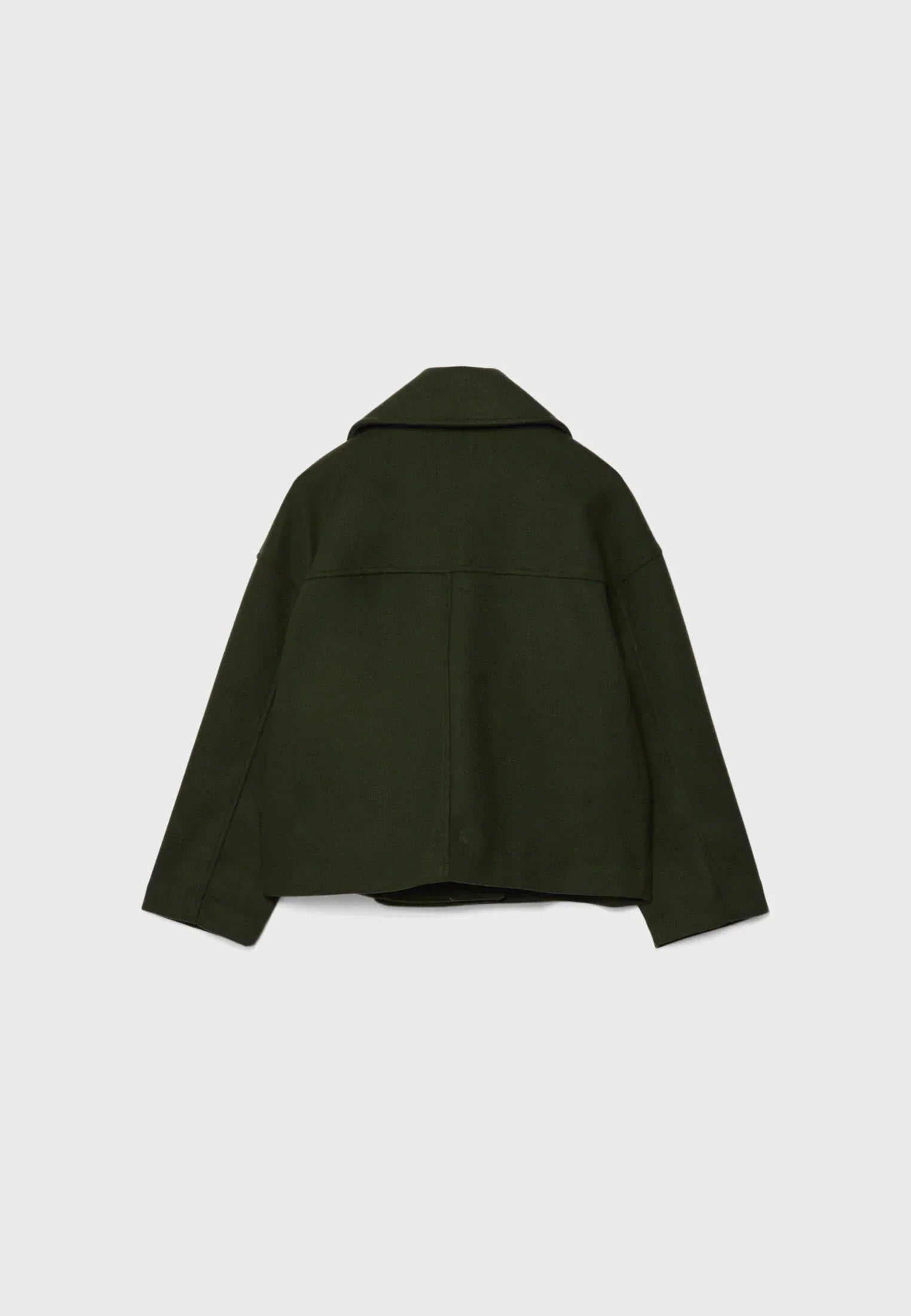 R&B | Damen Kurzer Mantel Oversize Herbst Übergang