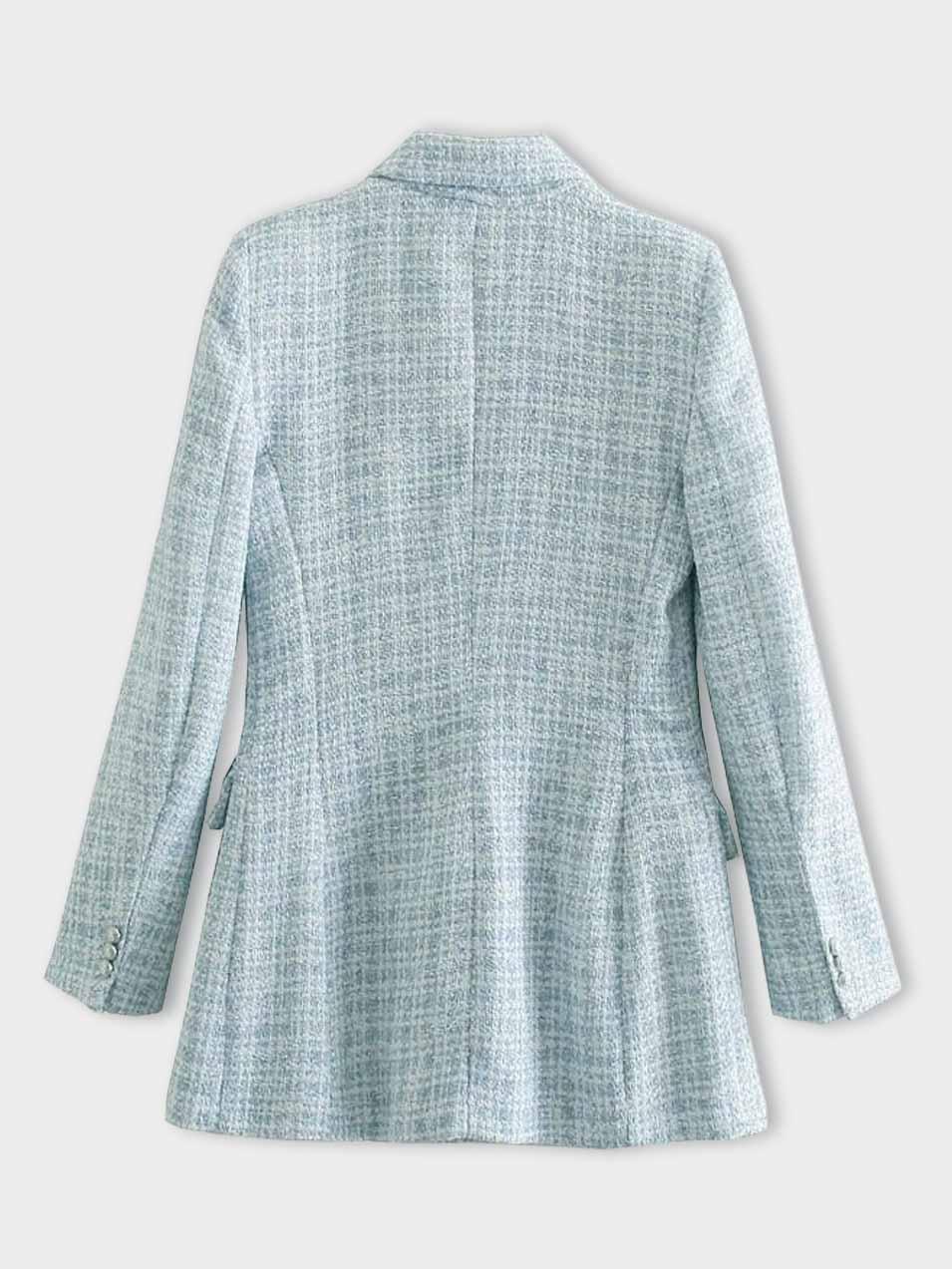 R&B | Hellblauer Damen Blazer mit Knöpfen