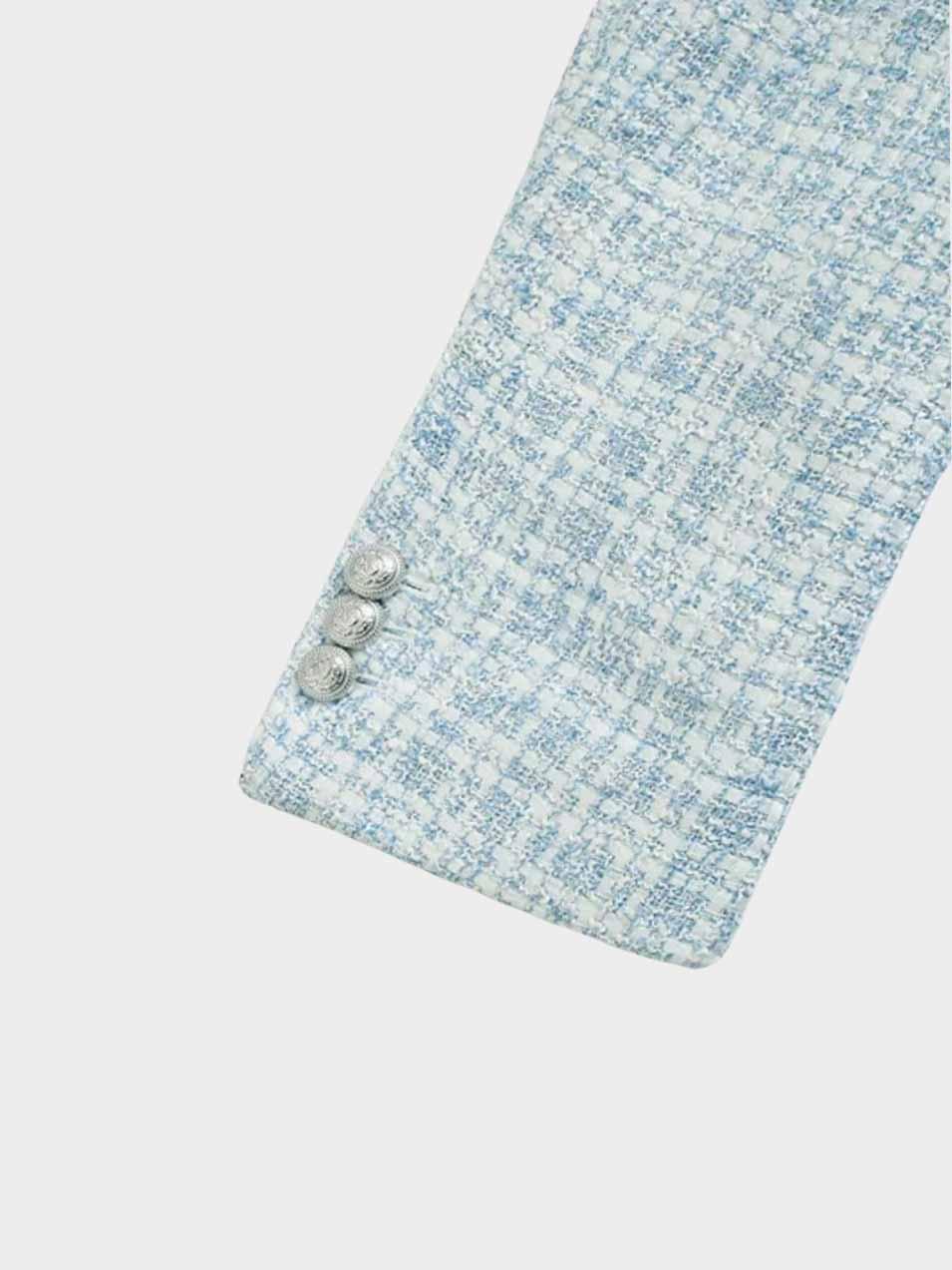 R&B | Hellblauer Damen Blazer mit Knöpfen