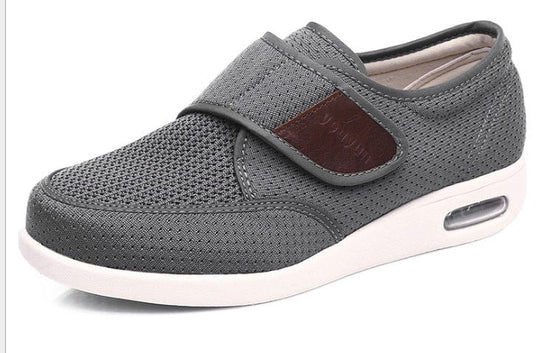 Dunkelgraue Bequeme SlipOn Freizeitschuhe R&B