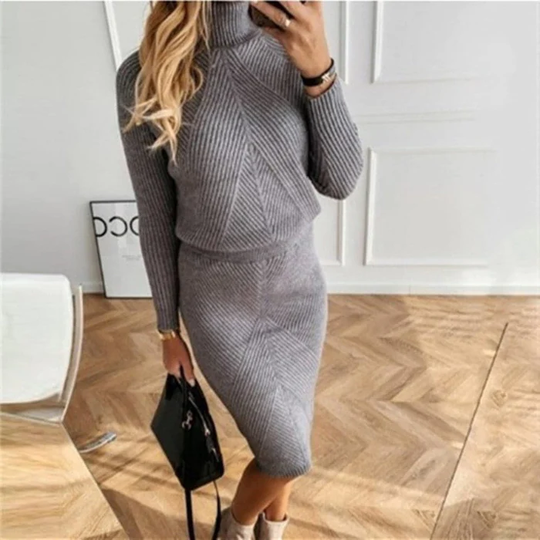 R&BMode | Gemütliches Pullover-Strickkleid