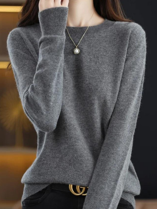 R&B | Pullover - Stylischer weicher Langarm-Strickpullover
