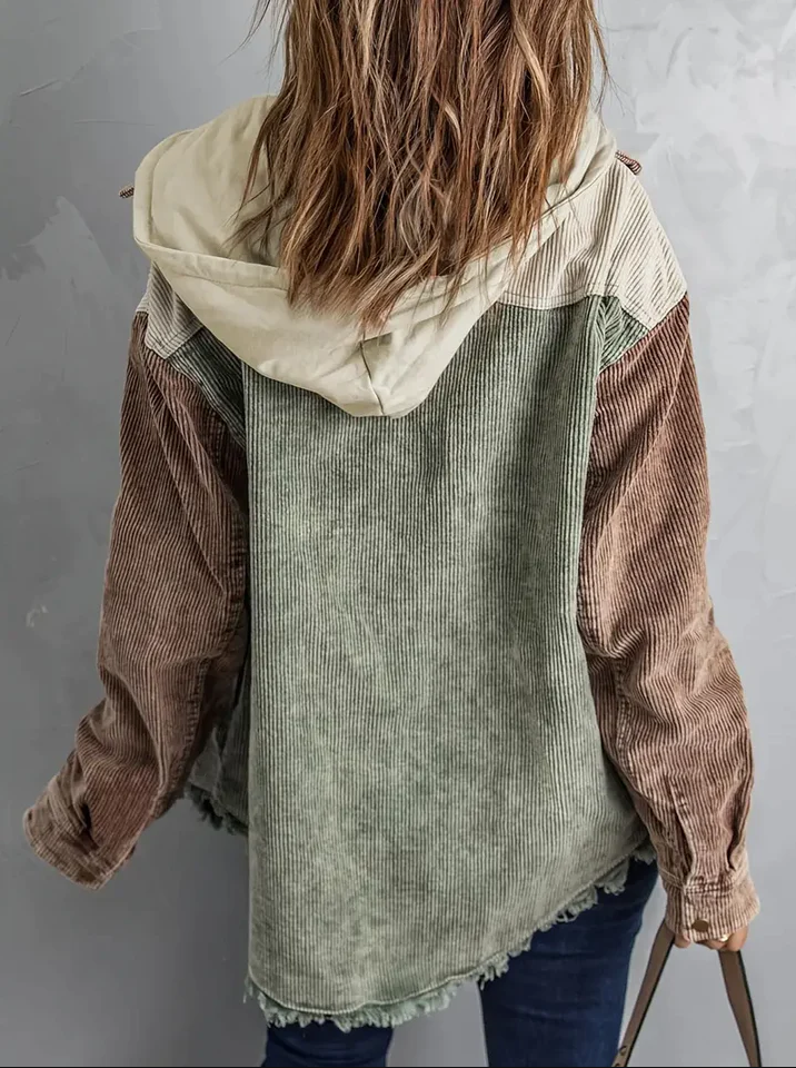 R&B | Schöne & Kuschelige Weinlese Cordjacke