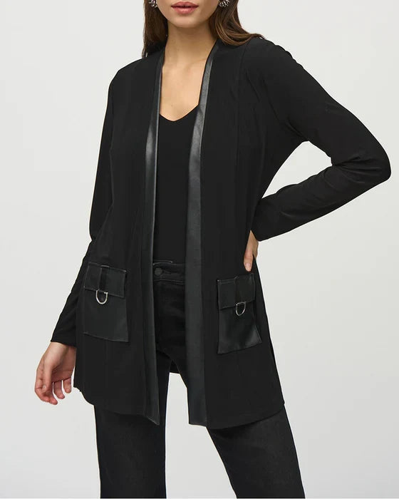 R&B | Jacke mit Einer Einfachen Patchwork-Tasche