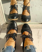 Vintage orthopädische Schuhe mit Absatz
