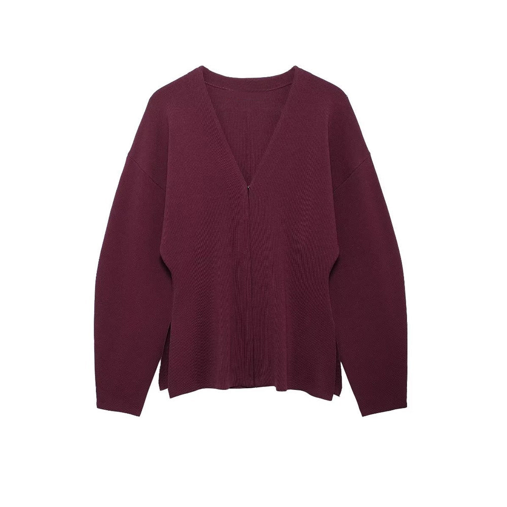 R&B | Minimalistischer Strick-Cardigan