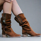 Sienna Mittlere Stiefel aus Wildleder R&B