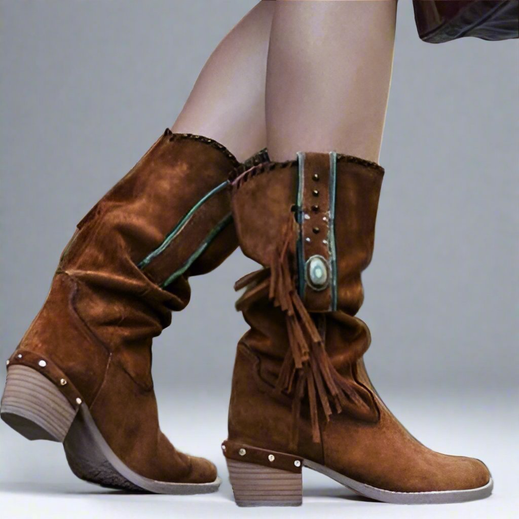 Sienna Mittlere Stiefel aus Wildleder R&B