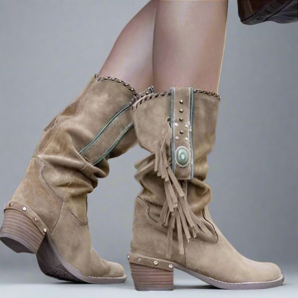 Sienna Mittlere Stiefel aus Wildleder R&B