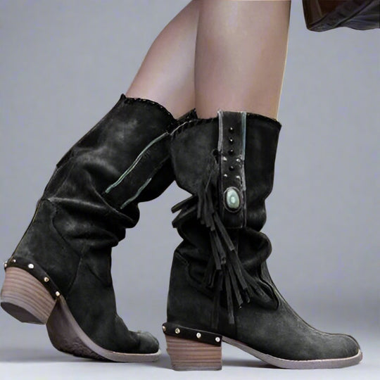 Sienna Mittlere Stiefel aus Wildleder R&B