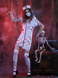 R&B| Halloween Kostüm Halloween Horror Bloody Nurse Kostüm