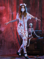 R&B| Halloween Kostüm Halloween Horror Bloody Nurse Kostüm
