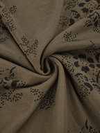 R&B | Halloween Doppellagen Blumen Slip Maxi Kleid