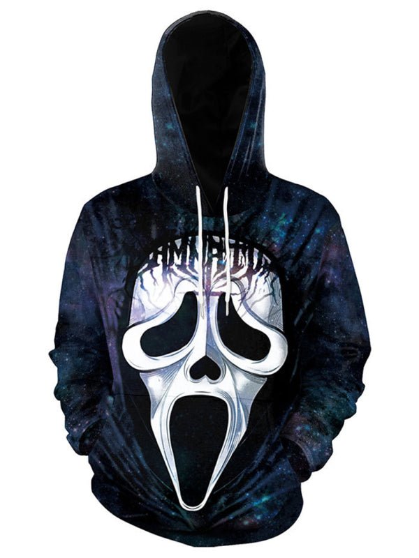 R&B| Halloween Straßen Hoodie 3D Horror Maske Avatar Druck