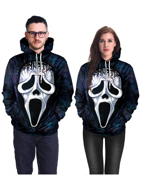 R&B| Halloween Straßen Hoodie 3D Horror Maske Avatar Druck