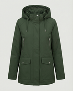 Übergangsjacke Damen sportlich mit Kapuze und Taschen