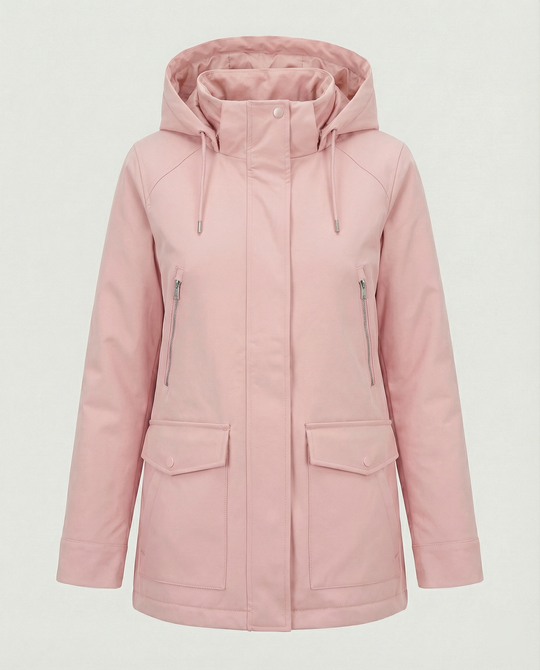 Übergangsjacke Damen sportlich mit Kapuze und Taschen