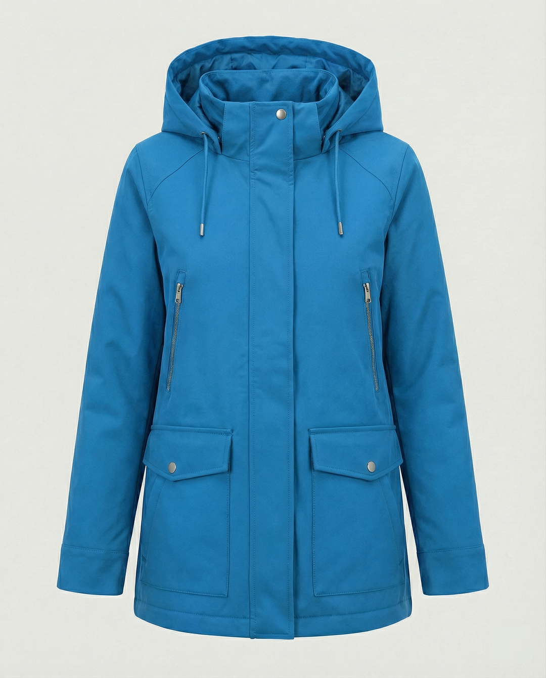 Übergangsjacke Damen sportlich mit Kapuze und Taschen