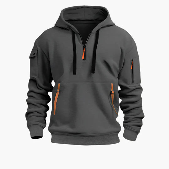 R&B | Hoodie mit Reißverschluss - Funktionaler Freizeit-Hoodie für Alltag & Outdoor