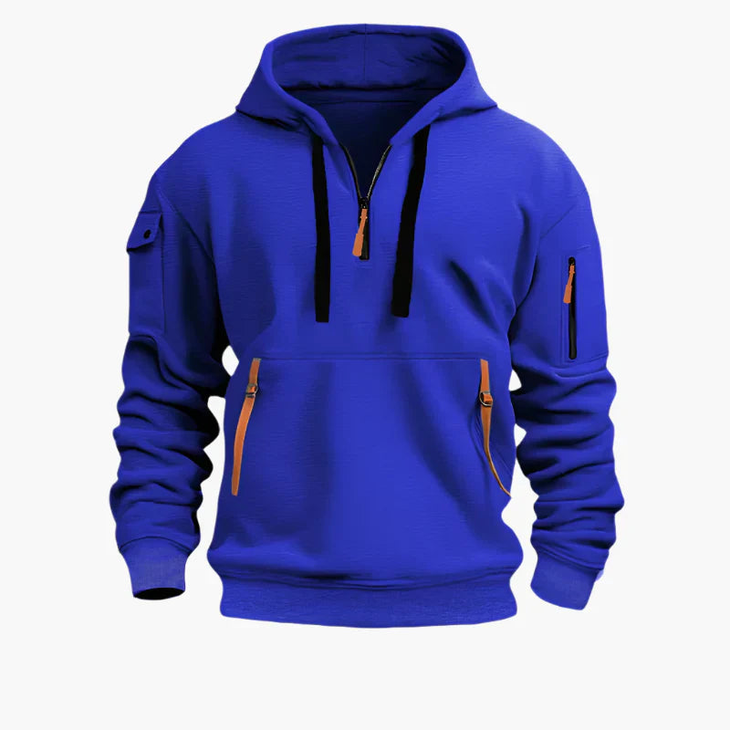 R&B | Hoodie mit Reißverschluss - Funktionaler Freizeit-Hoodie für Alltag & Outdoor