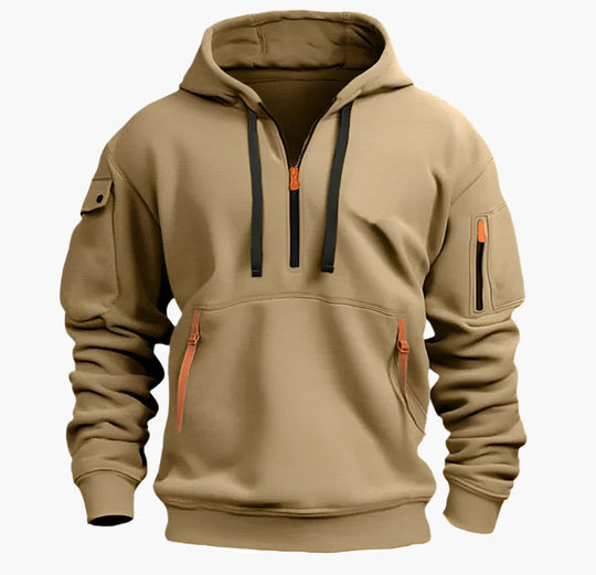 R&B | Hoodie mit Reißverschluss - Funktionaler Freizeit-Hoodie für Alltag & Outdoor