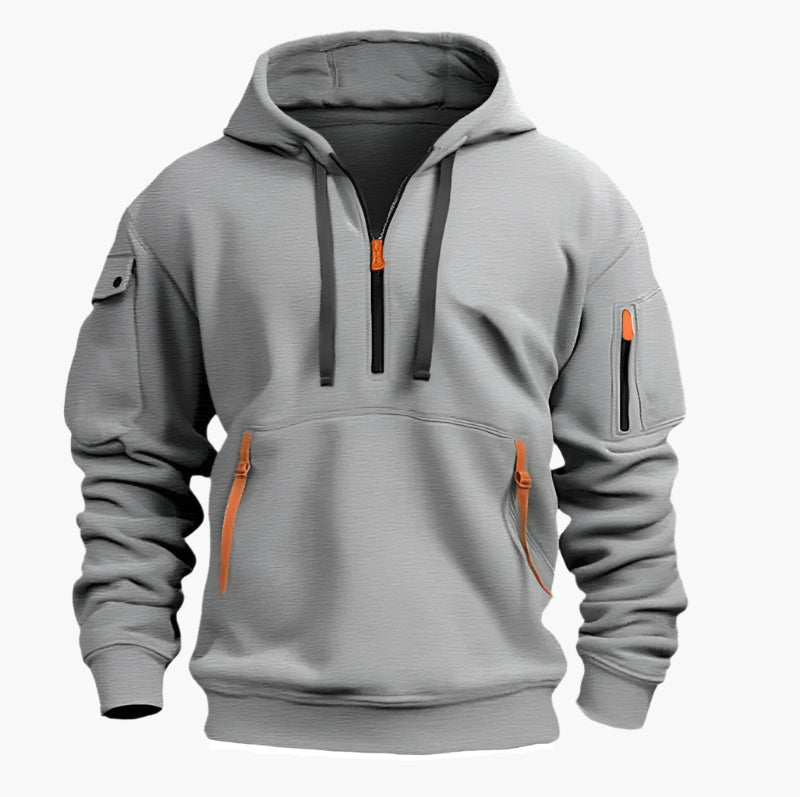 R&B | Hoodie mit Reißverschluss - Funktionaler Freizeit-Hoodie für Alltag & Outdoor