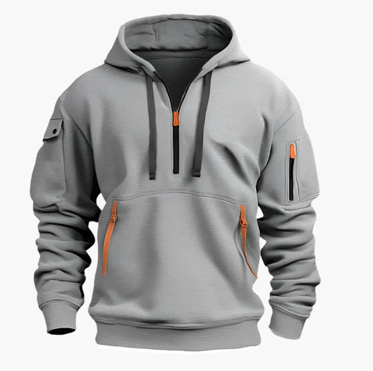 R&B | Hoodie mit Reißverschluss - Funktionaler Freizeit-Hoodie für Alltag & Outdoor