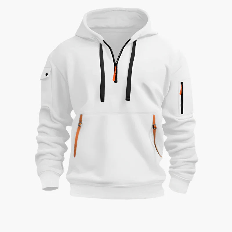R&B | Hoodie mit Reißverschluss - Funktionaler Freizeit-Hoodie für Alltag & Outdoor