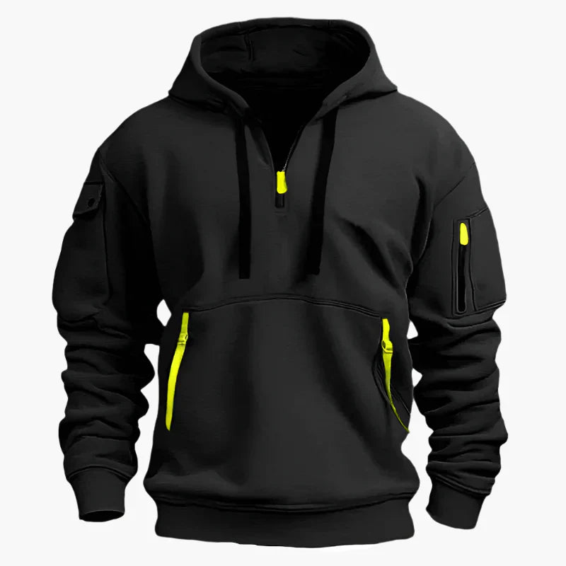 R&B | Hoodie mit Reißverschluss - Funktionaler Freizeit-Hoodie für Alltag & Outdoor