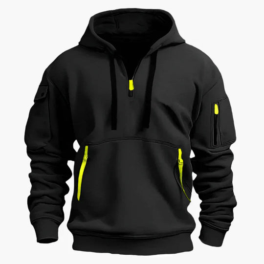 R&B | Hoodie mit Reißverschluss - Funktionaler Freizeit-Hoodie für Alltag & Outdoor