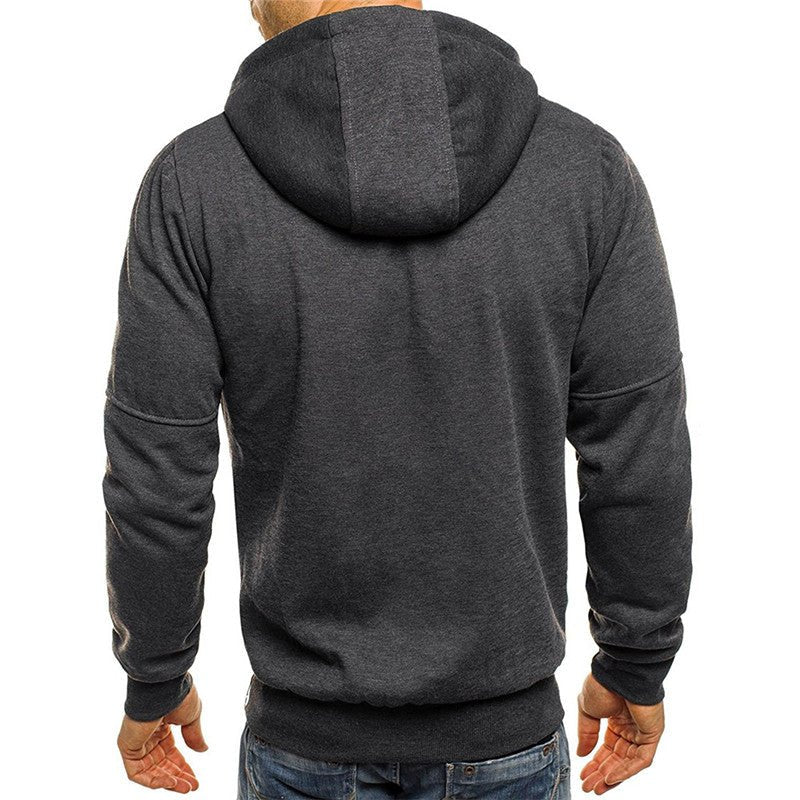 R&B | Kapuzenjacke Sportlich Freizeit - Bequemer Hoodie mit Reißverschluss und Taschen
