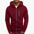 R&B | Kapuzenjacke Sportlich Freizeit - Bequemer Hoodie mit Reißverschluss und Taschen